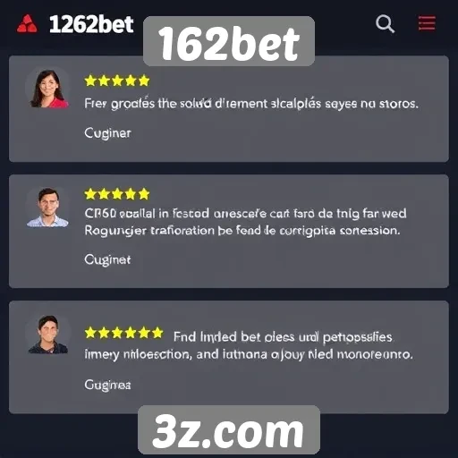 Avaliações de usuários sobre o 162bet